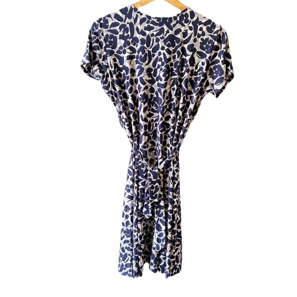 NEW Leota for Stitch Fix Perfect Wrap Cap Sleeve Dress Stretch Size Petite Large - Picture 2 of 8